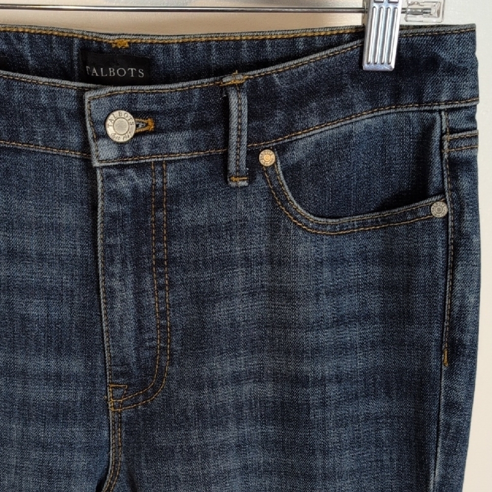 Talbots Barely Boot Cut Jeans - Deep Indigo - image 3